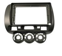 Car Radio Frame Installation Kit Car 9 Inch 2 Din Stereo Fascia Panel Bezel Frame Left/right Wheel For Fit City For Jazz 2006