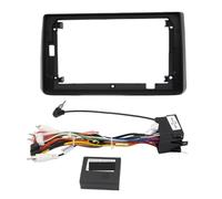 Car Radio Frame Installation Kit For A3 8P 2008-2012 9 Inch 2DIN Car Radio Fascia Frame Wiring Harness Adapter With CAN Bus Decoder Android Multimedia(B framecablecanbus)