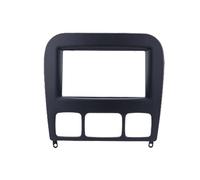 Car Radio Frame Installation Kit For BENZ S-klasse W220 1998-2005 Double Din Radio DVD Stereo Panel Dash Kit Frame(Black)