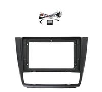Car Radio Frame Installation Kit For BMW 1 Series E81 E82 E87 E88 2008-2012 Car Radio Fascias Dash Frame 2 Din Panel DVD Gps Mp5 Android Player(Automatic canbus)