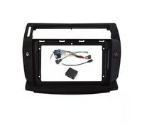 Car Radio Frame Installation Kit For Citroen For C4 C-Triomphe C-Quatre 2004-2014 DVD 9"Car Fascia Radio Panel DVD Panel Dash Kit(Frame-black-canbus-A)