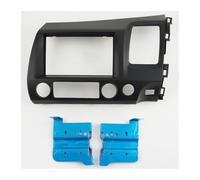 Car Radio Frame Installation Kit For Civic 2006-2011 2din 6.2/7 Inch Stereo Double Din Dvd Frame Install Face Panel Dash(RHD-Frame-blue)