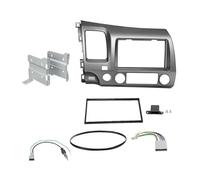 Car Radio Frame Installation Kit For Civic SEDAN 2007-2011 Left LHD 2din Stereo Double Din Dvd Frame Install Face Panel Dash 7 Inch Wired Harness Cable