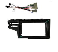 Car Radio Frame Installation Kit For Fit For Jazz 2014-2019 9 Inch 10.1 Inch Car Android Radio Dash Fitting Panel Kit(2 hole LHD Cable)