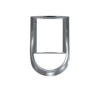 Car Radio Frame Installation Kit For Kia For Soul 1 AM 2008-2012 9.7 Inch 2DIN Car Stereo Panel Wiring Harness Connector Power Cord Cable Adapter(Only Frame)