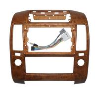Car Radio Frame Installation Kit For Nissan For Navara For Frontier For Pathfinder D40 Car Frame Fascia Adapter Android Radio Dash Fitting Panel Kit(Full Set Mahogany)