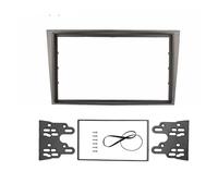 Car Radio Frame Installation Kit For Opel For Corsa (C) Agila For Astra (G) For Combo (C) For Vivaro Vectra (C) Tigra Omega (B) Car Radio Fascia Double 2 Din(Silver)