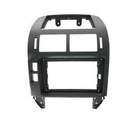 Car Radio Frame Installation Kit For VW For Polo 2004-2011 Car Stereo Frame Kit Interior Front Dash Center Facias(Black-frame)