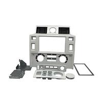 Car Radio Frame Installation Kit Stereo Double 2 Din Dash Kit Dashboard Center Console For Land For Rover For Defender(White)