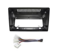 Car Radio Frame Kit Fit For Toyota Vitz Yaris Echo 1999-2005 Auto Stereo Install Dash Panel Mounting Trim Face Frame Dash Panel Trim(Fascia and cable)