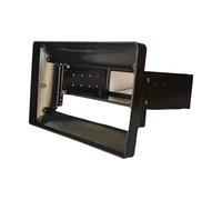 Car Radio Frame Radio Dash Bezel 1DIN 9/10.1 Inches Universal Single Din Car Stereo Radio Fascia Touch Screen Navigation Panel Modification Frame(10 Inches)