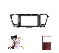 Car Radio Frame Radio Dash Bezel Fit For Kia Sedona/Carnival 2014 9 Inch Framework Car Player DVD Dashboard Audio Panel Mount Fascia Frame(Frame Cable1 Canbus)
