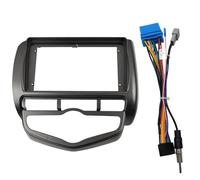 Car Radio Front Panel Frame 9 Inch 2 Din MP5 Fascia Car DVD Frame Audio Fitting Adaptor Dash Trim Kits Panel For Fit City For Jazz 2002-2008