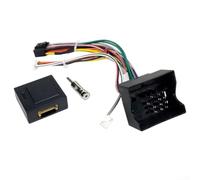 Car Radio ISO Wire Connector 16 Pin Compatible For Ford, 16 Pin Wiring Harness CAN Bus Decoder 16P CarHead Unit Cable