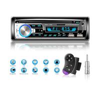 Car Radio, Lifelf Bluetooth Car Stereo 65W X 4 FM Radio Hands Free Calling with Wireless Remote Control Single Din MP3 Player, USB/TF/AUX Audio
