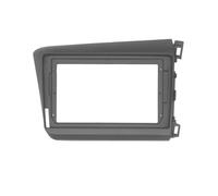 Car Radio Mounting Kit Car Radio Fascia For Civic Sedan 2011-2013 Auto Stereo Panel Frame Kit Mounti Bezel Faceplate Harness Cable Adapter Canbus