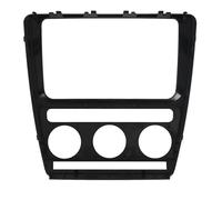 Car Radio Panel 2 Din Car Radio Panel Dash Fascia Plate Frame For Skoda For Octavia Automatic Aircon 2004-2010 Dvd Stereo Cd Panel Interior Parts RESPUNEKBAH