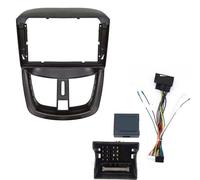 Car Radio Panel 9 Inch Car Fascia Audio For PEUGEOT 207 2006-2010 Fitting Adaptor Navigation Panel Kits Car DVD Frame Dashboard RESPUNEKBAH(Frame an canbus-B)