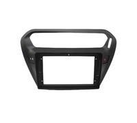 Car Radio Panel 9 INCH Car Radio Android DVD Panel Kit Install Adapter Console Frame Bezel Fit for Peugeot 301 Citron Elysee 2014-2018 Durable(Only Cable Canbus)(Only Frame-black)