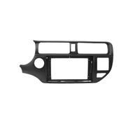Car Radio Panel Car 2 Din Audio Radio Fascia Frame For KIA For RIO 2012 9 Inch Big Screen Stereo Dash Fitting Panel Trim Kit WITH SRS HOLE Radio Fascia