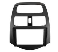 Car Radio Panel Fascia for Daewoo for Matiz for Creative M300 2009-2011 9 Inch Double Din Radio Fascias DVD Stereo Panel Frame Black uv-canbus