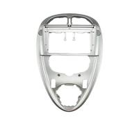 Car Radio Panel For Citroen For XSARA For PICASSO 1999-2010 Android Navigation Panel Universal Dashboard Frame Car Stereo Fascia Adapter Multi-Function RESPUNEKBAH(Silver)