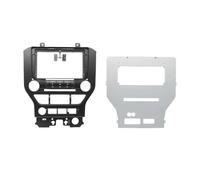 Car Radio Panel Frame 9 Inch Car Fascia Frame Adapter Canbus Box Android Radio Dashboard Fitting Panel Kit Face Plate For Mustang 2015-2018(Low End Frame-A)