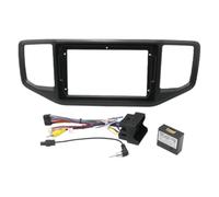 Car Radio Panel Frame 9 INCH Car Radio Frame Fascias Android GPS MP5 Stereo Player 2 Din Head Unit Panel Dash For VW For AMAROK 2017(Frame Cable Canbus)