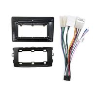 Car radio Panel Frame Bezel For Auris E150 2006 2007 2008 2009 2010 2011 Dash Fitting Panel Kit Cable Car Dashboard 9 Inch Radio Fascia Frame(Frame- cable)