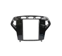 Car radio Panel Frame Bezel For MONDEO 2007-2010 Multimedia Frame Video Player Navigation DVD Panel Trim 9.7 Inch 2 Din Car Radio Fascias(Black Frame)