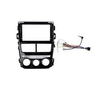 Car radio Panel Frame Bezel For TOYOTA For VIOS For YARiS L 18-21 RHD Stereo Dash Fitting Panel Frame Kit 2Din 9 Inch Car Android Radio Fascia Adapter(Only Frame)