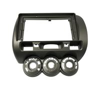 Car Radio Panel Frame Car 9 Inch 2 Din Stereo Fascia Panel Bezel Frame Left/right Wheel For Fit City For Jazz 2006(Right driving)