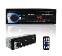 Car Radio Receiver, Bluetooth Single Din Car Stereo System Handsfree and App Control, Car Radio Stereo System Supports AM FM Dual USB SD AUX,Not a CD Player(As shown)