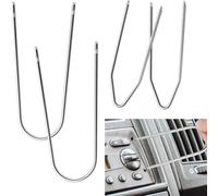 Car Radio Removal Tool Key U & V Shape Universal Radio Removal Keys Car Radio Removal Tool Kit Car Stereo Removal Tools for Easy Access & Repair 4 Pcs