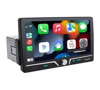 Car Radio Stereo Carplay Android 7" 1 Din HD IPS Touch Screen Intelligent Systems 7 Color Light Backup Camera(Control and Camera)