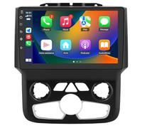 Car Radio Stereo for Dodge Ram 2013-2019 1500 2500 3500 Built in Carplay/Android Car 9 Inch Main Unit 2G RAM 32G ROM with DSP BT GPS FM WiFi Automatic AC