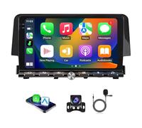 Car Radio Stereo for Honda Civic 2016 2017 2018 2019 2020 2021 Replacement Carplay Android Auto GPS Navigation Tesla Style with DSP in Dash Headunit Multimedia Player Backup Camera 64G