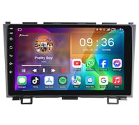 Car Radio Stereo for Honda CRV 2007-2011: 9 inch 1280 * 800 Touch Split Screen - 5GWiFi Wireless Carplay & Android Auto HD Backup Camera GPS SWC FM MIC Dual USB