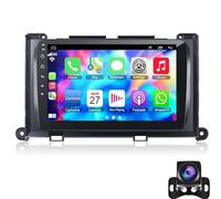 Car Radio Stereo For To-yota Sienna 2011-2014, Wireless Carplay&Android Auto With Android 15 9 Inch IPS Touch Screen Support Bluetooth GPS WiFi Back-up Camera SWC FM(Color:4G 8+128G)