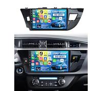 Car Radio Stereo for Toyota Corolla 2014-2016: Wireless Carplay Android Auto 10.1 Inch Touchscreen 2G+64G with WiFi GPS Navigation Bluetooth Backup Camera