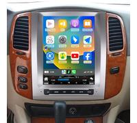 Car Radio Stereo for Toyota LC100 Lexus LX470 2003-2007 Replacement Head Unit 12.1 Inch Touch Screen Carplay Android Auto Tesla Style GPS Navigation Multimedia Play
