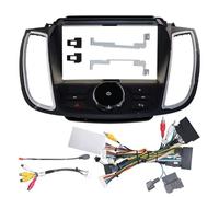 Car Radio Stereo Frame 9 .7 12.3 Inch Car Frame Fascia Adapter For Tesla Radio Dash Fitting Panel Kit For Kuga 2 For Escape For C-MAX Navigation Fascias Frame(Full Set 9 Inch D)