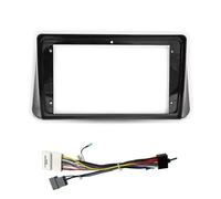 Car Radio Stereo Frame 9 Inch Car Frame Fascia Adapter Android Radio Dash Fitting Panel Kit For Kicks For Micra For Versa For Almera Navigation Fascias Frame(Frame Cable)