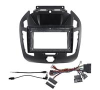 Car Radio Stereo Frame Car Frame Fascia Adapter Canbus Box Decoder Android Radio Dash Fitting Panel Kit For Transit For Tourneo Connect Navigation Fascias Frame(Full Set B)