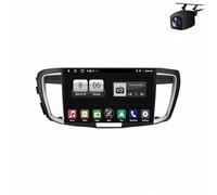 Car Radio Stereo Gps Navigator for Honda Accord 9 2.0T 2.4T 2013-2017 Backup Camera, Mirror Link, Bluetooth, Voice Control, Gps Navigation, Aux, Voice Assistant, 8 Core 4G+64G