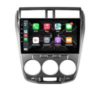 Car Radio Stereo Gps Navigator for Honda City 2008-2014 Touch Screen with Carplay Wifi Bluetooth Mirror Link, Fm, Steering Wheel Control, 4 Core 2G+32G