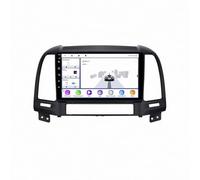 Car Radio Stereo Gps Navigator for Hyundai Sante Fe 2 2006-2012 Touchscreen Portable Carplay Screen with Siri, Bluetooth, Transmitter, Voice Control, Ota, 8 Core 4G+64G