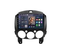 Car Radio Stereo Gps Navigator for Mazda 2 2007-2014 Touch Screen with Carplay Wifi Bluetooth Mirror Link, Fm, Steering Wheel Control, 8 Core 6G+128G