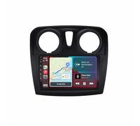 Car Radio Stereo Gps Navigator for Renault Logan 2 Sandero 2 2014-2019 Touch Screen with Carplay Wifi Bluetooth Mirror Link, Fm, Steering Wheel Control, 8 Core 6G+128G