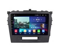 Car Radio Stereo Gps Navigator for Suzuki Vitara 2015-2019 Touch Screen with Carplay Wifi Bluetooth Mirror Link, Fm, Steering Wheel Control, 4 Core 4G+64G
